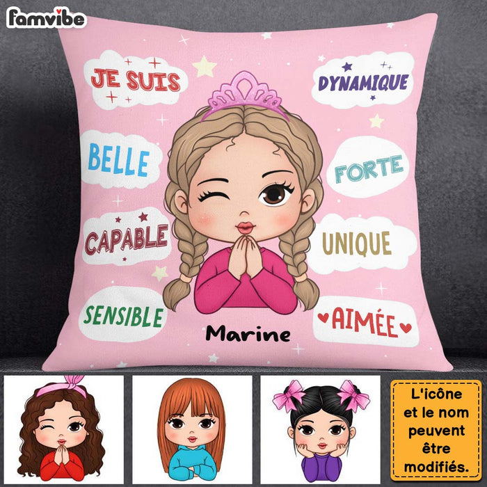 Personalized Gift For Grandson French Je Suis Pillow 30165 1