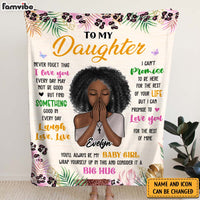 Personalized Gift For Daughter I Love You From Mom Blanket 31279 thumb 1