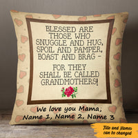 Personalized Blessed Grandmothers  Pillow NB171 65O47 (Insert Included) thumb 1