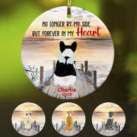 Personalized Forever In Heart Dog Memorial  Ornament OB201 65O58 thumb 1