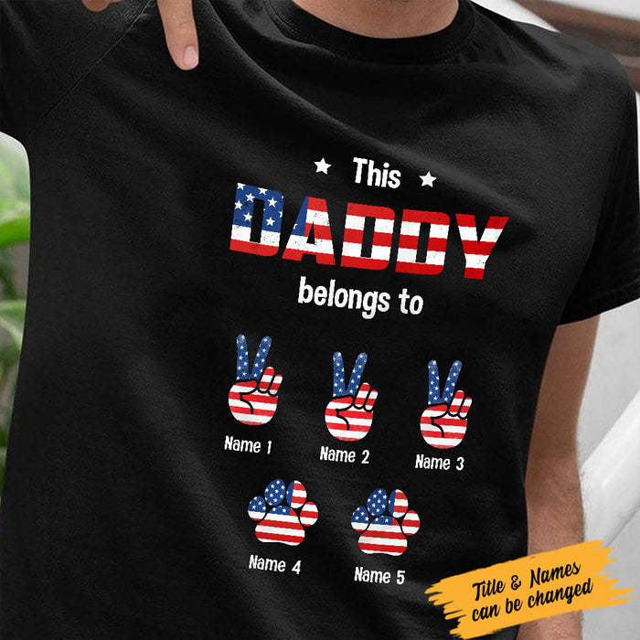 Personalized Grandpa Belongs To T Shirt MY281 30O58 1