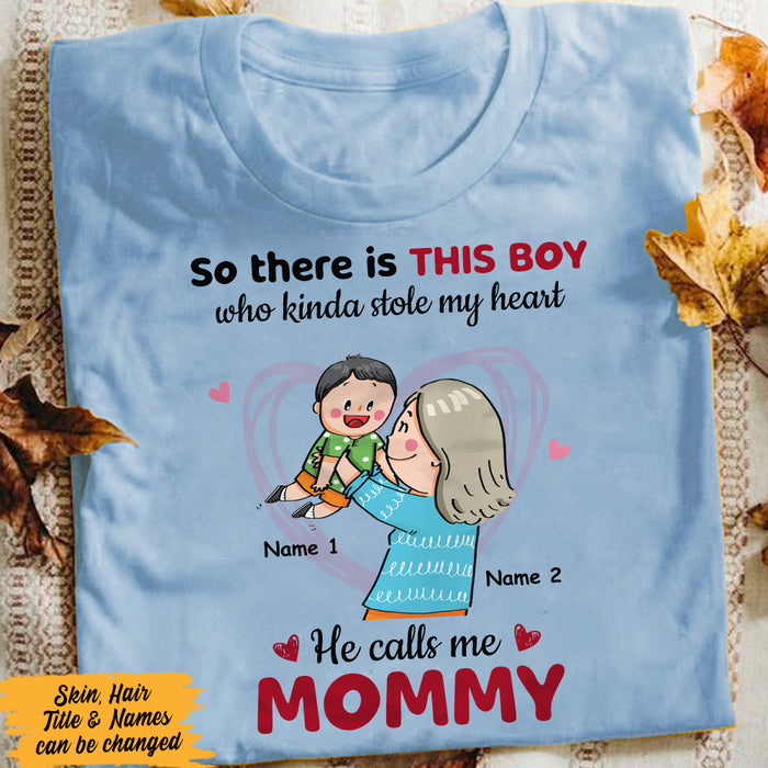 Personalized Grandma Mom T Shirt MR261 26O47 1