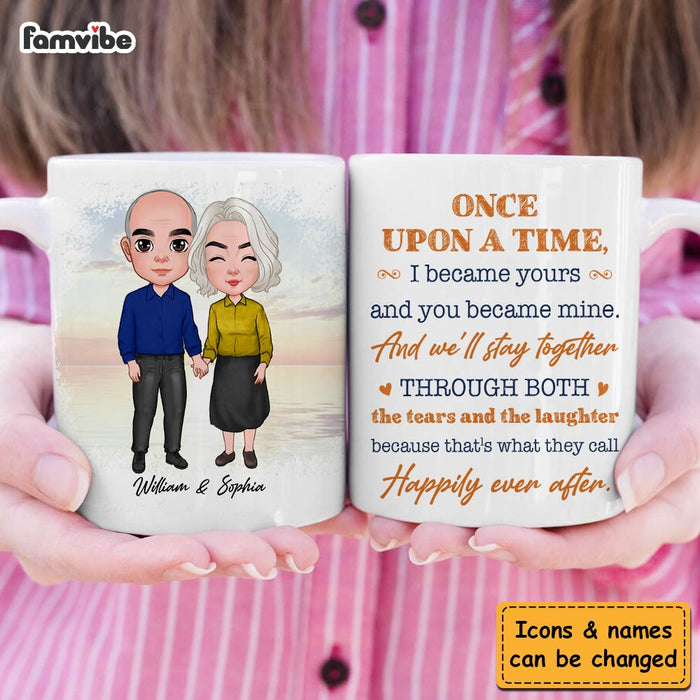 Personalized Couple Gift Once Upon A Time I Became Yours And You Became Mine Mug 31244 1