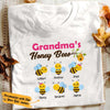 Personalized Grandma Honey Bees  White T Shirt JN175 85O53 thumb 1