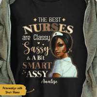 Personalized BWA Nurse Classy Sassy T Shirt AG272 95O58 thumb 1