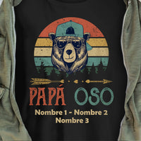 Personalized Dad Camping  Padre Spanish T Shirt AP137 30O57 thumb 1