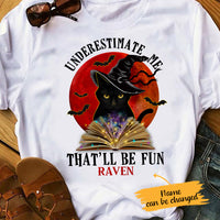 Personalized Halloween Black Cat That Will Be Fun T Shirt JL191 95O65 thumb 1