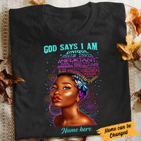Personalized  BWA God Says T Shirt AG282 65O34 thumb 1