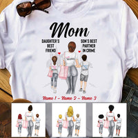 Personalized Mom Daughter And Son T Shirt AP11 26O53 thumb 1