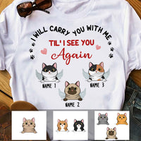 Personalized Cat Memorial T Shirt MR244 26O57 thumb 1