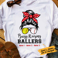 Personalized Mom Grandma Softball Baseball T Shirt AP91 87O53 thumb 1