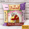 Personalized Friend Gift Thank You For Being My Unbiological Sister Pillow 31332 1