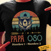 Personalized Dad Camping  Padre Spanish T Shirt AP137 30O57 thumb 1
