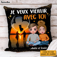 Personalized Gift For Couple French I Want To Grow Old With You Pillow 31031 thumb 1