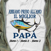 Personalized Italian Papà Nonno Pesca Fishing Dad Grandpa T Shirt AP95 65O36 1