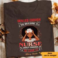 Personalized  Nurse Melanin BWA T Shirt JN222 65O57 thumb 1
