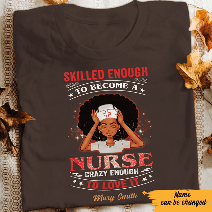 Personalized  Nurse Melanin BWA T Shirt JN222 65O57 1