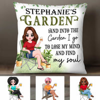 Personalized Into The Garden Girl Pillow FB91 95O34 thumb 1