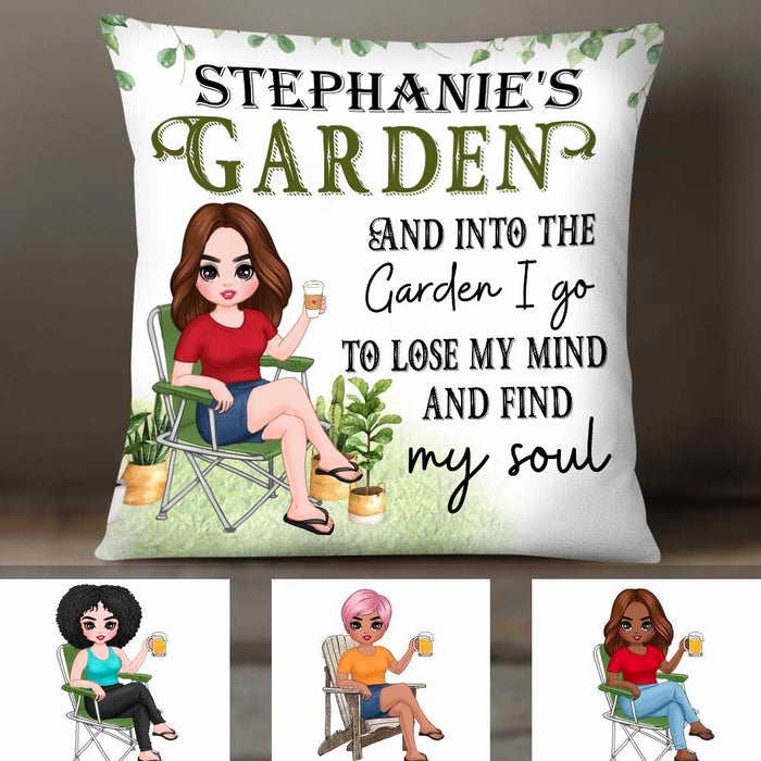 Personalized Into The Garden Girl Pillow FB91 95O34 1