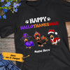 Personalized Halloween Thanksgiving Christmas Dachshund T Shirt OB53 85O58 1