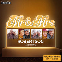 Personalized Couple Gift Photo Gift Plaque LED Lamp Night Light 31457 thumb 1