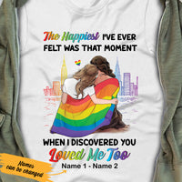 Personalized You Loved Me Too LGBT Lesbian Love T Shirt SB152 67O47 thumb 1