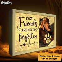 Personalized Gift For Dog Lovers Good Friends Are Never Forgotten Picture Frame Light Box 31526 thumb 1