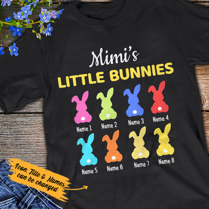 Personalized Grandma Little Bunnies T Shirt MR14 67O47 1