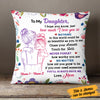 Personalized Mom Grandma To Daughter Poem Pillow MR32 81O58 (Insert Included) 1