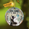 Personalized Forever In Our Hearts Husky Dog Memorial Ornament OB212 73O36 1