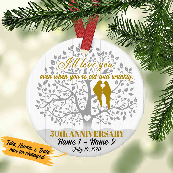 Personalized Wedding Anniversary Couple  Ornament SB223 65O53 1