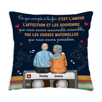 Personalized French Gift For Couples C'est L'amour, L'affection Et Les Souvenirs Pillow 30976 thumb 1