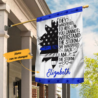 Personalized Police House Flag JL101 67O53 thumb 1