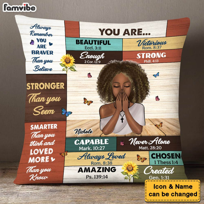 Personalized Inspirational Gift For Daughter You Are Pillow 30776 1