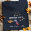 Personalized Halloween Grandma Witch T Shirt JL172 65O34 1