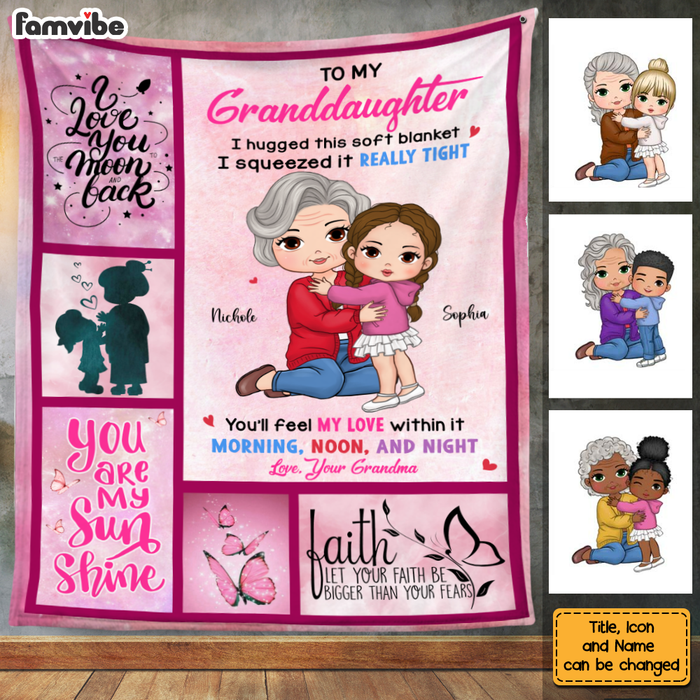 Personalized Gift For Granddaughter Hug This Blanket 31148 1