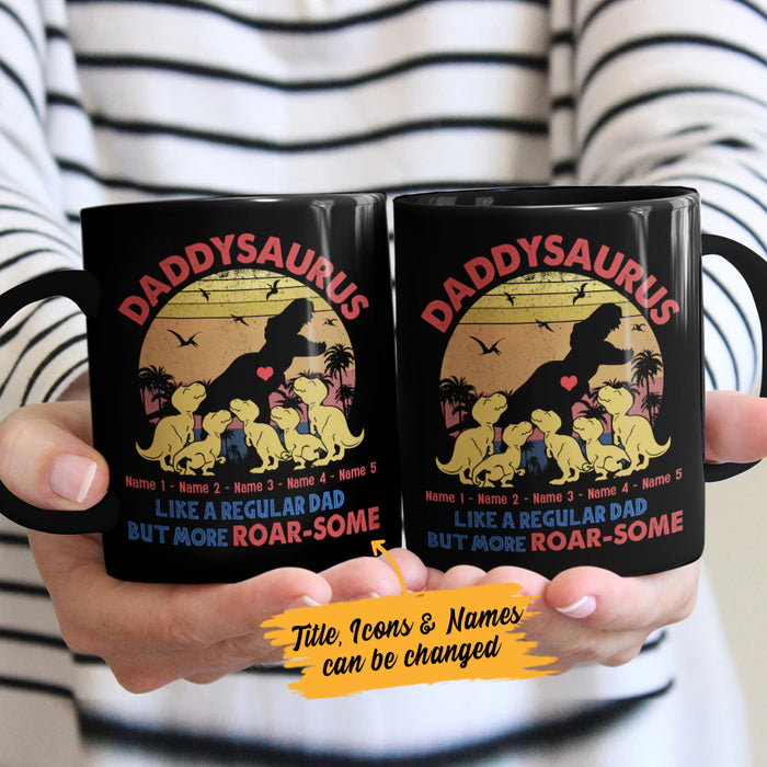 Personalized Dad Grandpa Roarsome Dinosaur Mug MY51 95O36 1