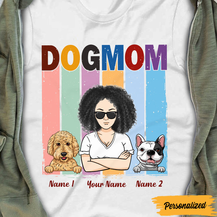 Personalized Dog Mom T Shirt JN243 26O47 1