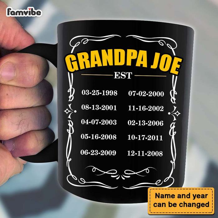 Personalized Gift Dadasaurus Colorful Mug 25419 - Famvibe