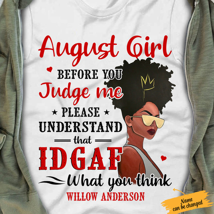 Personalized BWA  Judge Me White T Shirt JL131 30O65 1