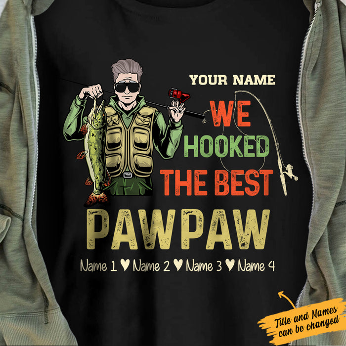 Personalized Dad Grandpa Fishing T Shirt MR201 67O47 1