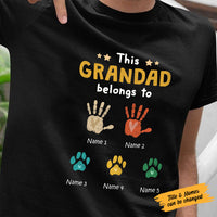 Personalized This Grandpa Belongs To T Shirt MY142 30O58 thumb 1