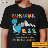 Personalized Gift For Grandpa French Papisaurus Shirt - Hoodie - Sweatshirt 30120 thumb 1