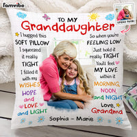 Personalized Gift For Granddaughter Photo Custom Pillow 31498 thumb 1