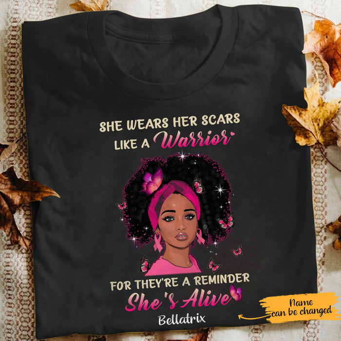 Personalized BWA Breast Cancer A Reminder T Shirt AG81 26O65 1