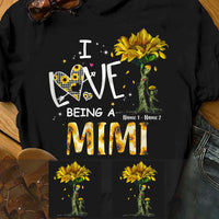 Personalized Mom Grandma Sunflower T Shirt MR312 30O58 thumb 1