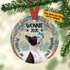 Personalized Forever In Our Hearts Boston Terrier Dog Memorial  Ornament OB81 73O36 1