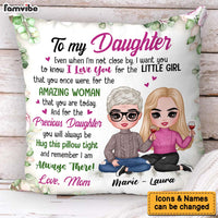 Personalized Gift To My Daughter I'm Always There Pillow 31301 thumb 1