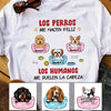 Personalized Dog Spanish Perro T Shirt AP171 26O36 1