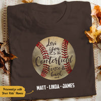 Personalized Dad Baseball  T Shirt MY123 85O58 thumb 1